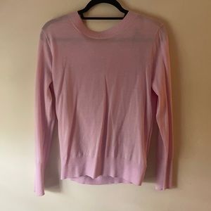 NWT J.Crew sweater. Size medium. Lavender. Backless tie.